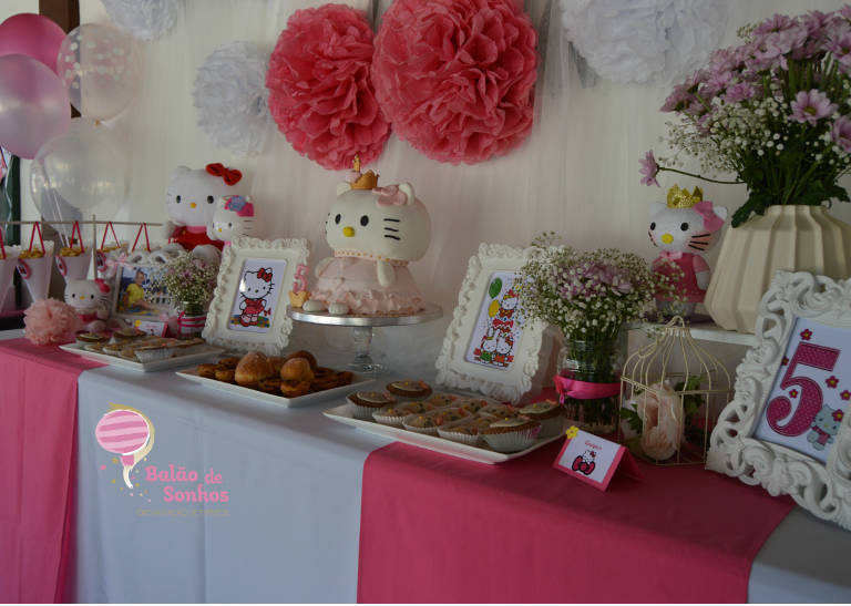 Aniversário Matilde - Hello Kitty - Balão de Sonhos :: organização de festas e eventos Algarve, Lagos