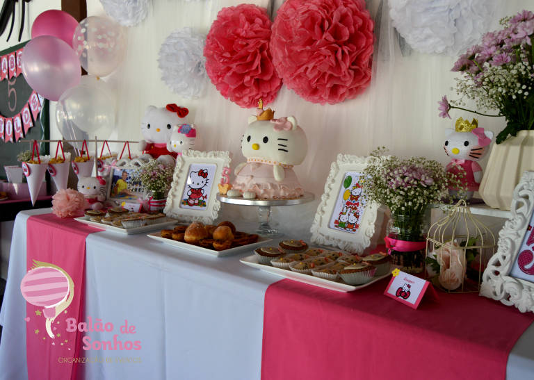 Aniversário Matilde - Hello Kitty - Balão de Sonhos :: organização de festas e eventos Algarve, Lagos